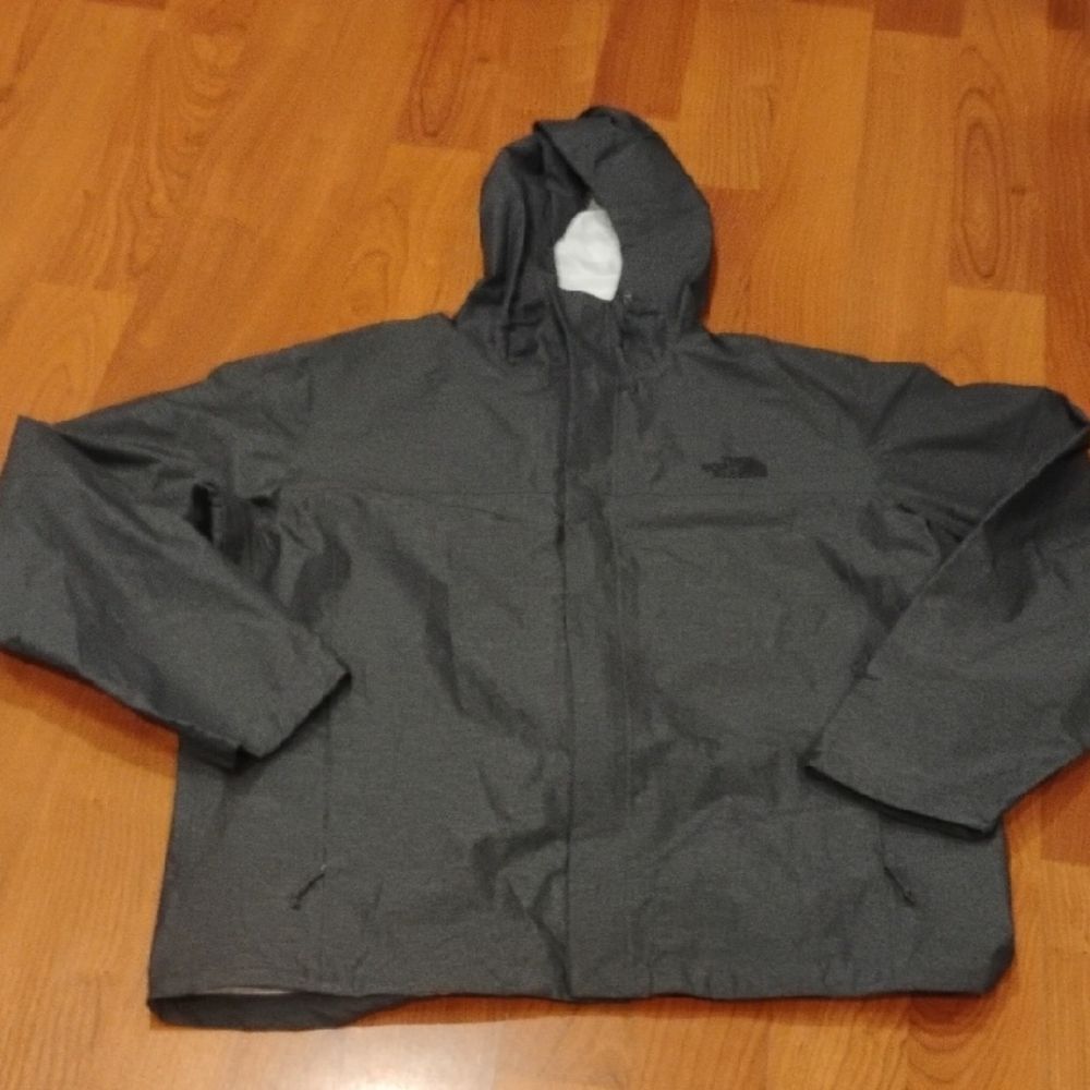 The North Face Hommes Men's Hooded Raincoat - Dark Gray